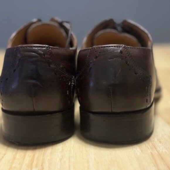 Men\'s Brown Oxford Dress Shoes - Barely Worn, Excellent Condition! Size 9